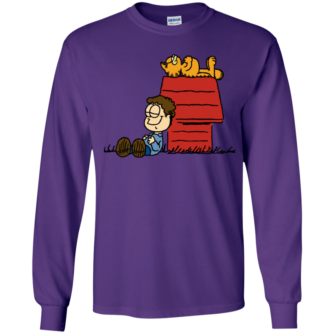 T-Shirts Purple / YS Jon Brown Youth Long Sleeve T-Shirt