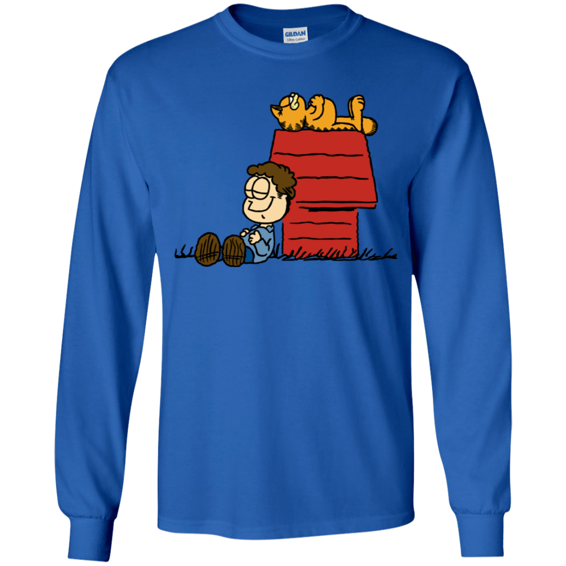 T-Shirts Royal / YS Jon Brown Youth Long Sleeve T-Shirt