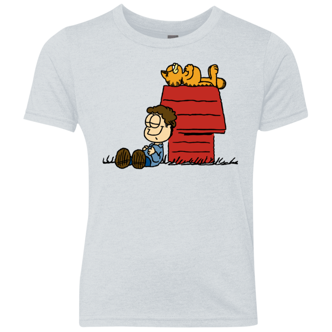 T-Shirts Heather White / YXS Jon Brown Youth Triblend T-Shirt