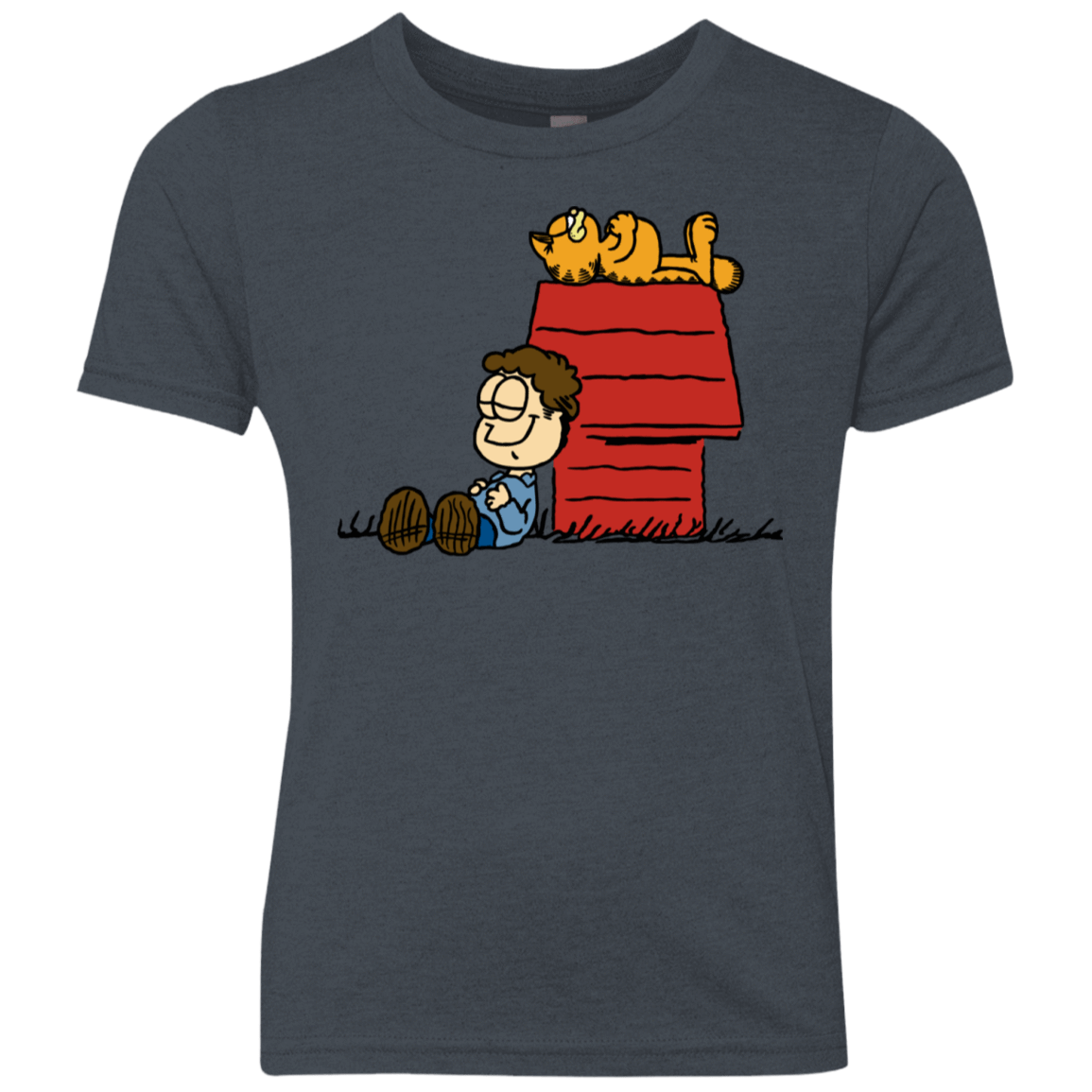 T-Shirts Vintage Navy / YXS Jon Brown Youth Triblend T-Shirt