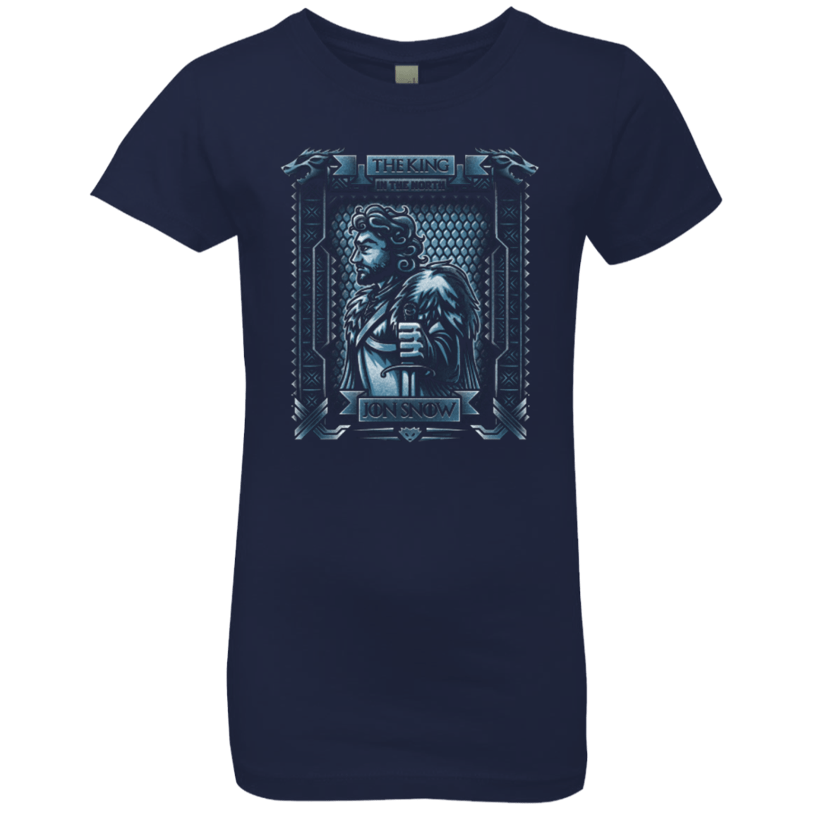 Jon Snow King in the North Girls Premium T-Shirt