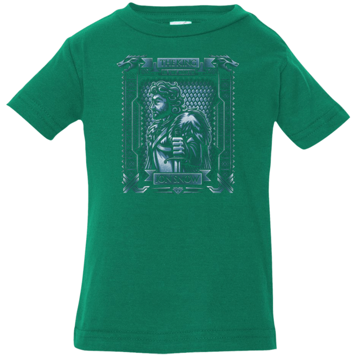 T-Shirts Kelly / 6 Months Jon Snow King in the North Infant Premium T-Shirt