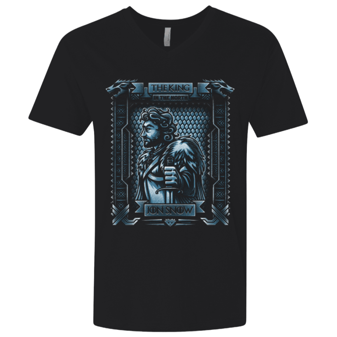 Jon Snow King in the North Men's Premium V-Neck