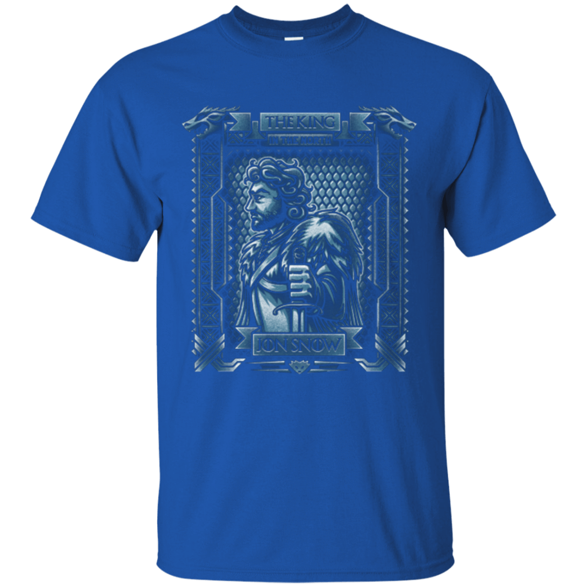 T-Shirts Royal / Small Jon Snow King in the North T-Shirt
