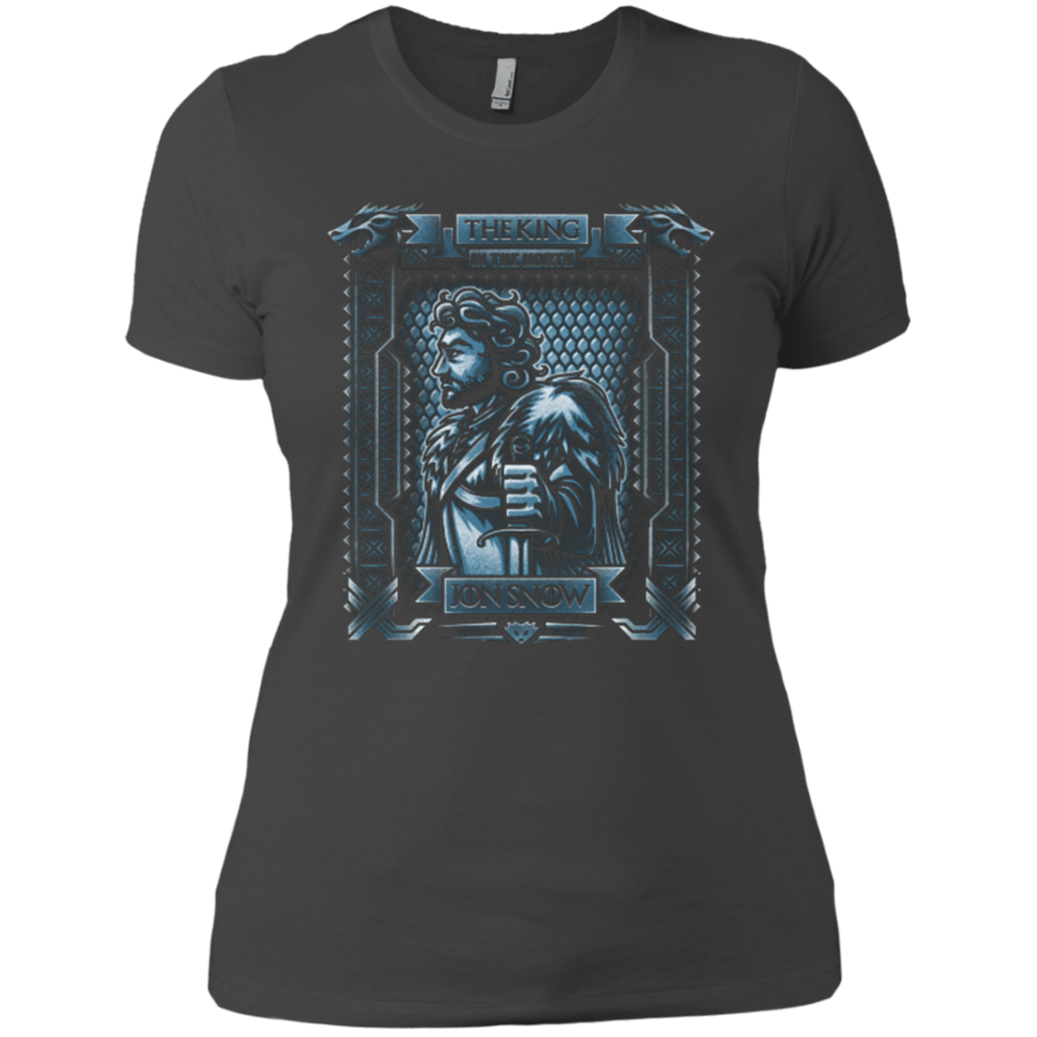 T-Shirts Heavy Metal / X-Small Jon Snow King in the North Women's Premium T-Shirt