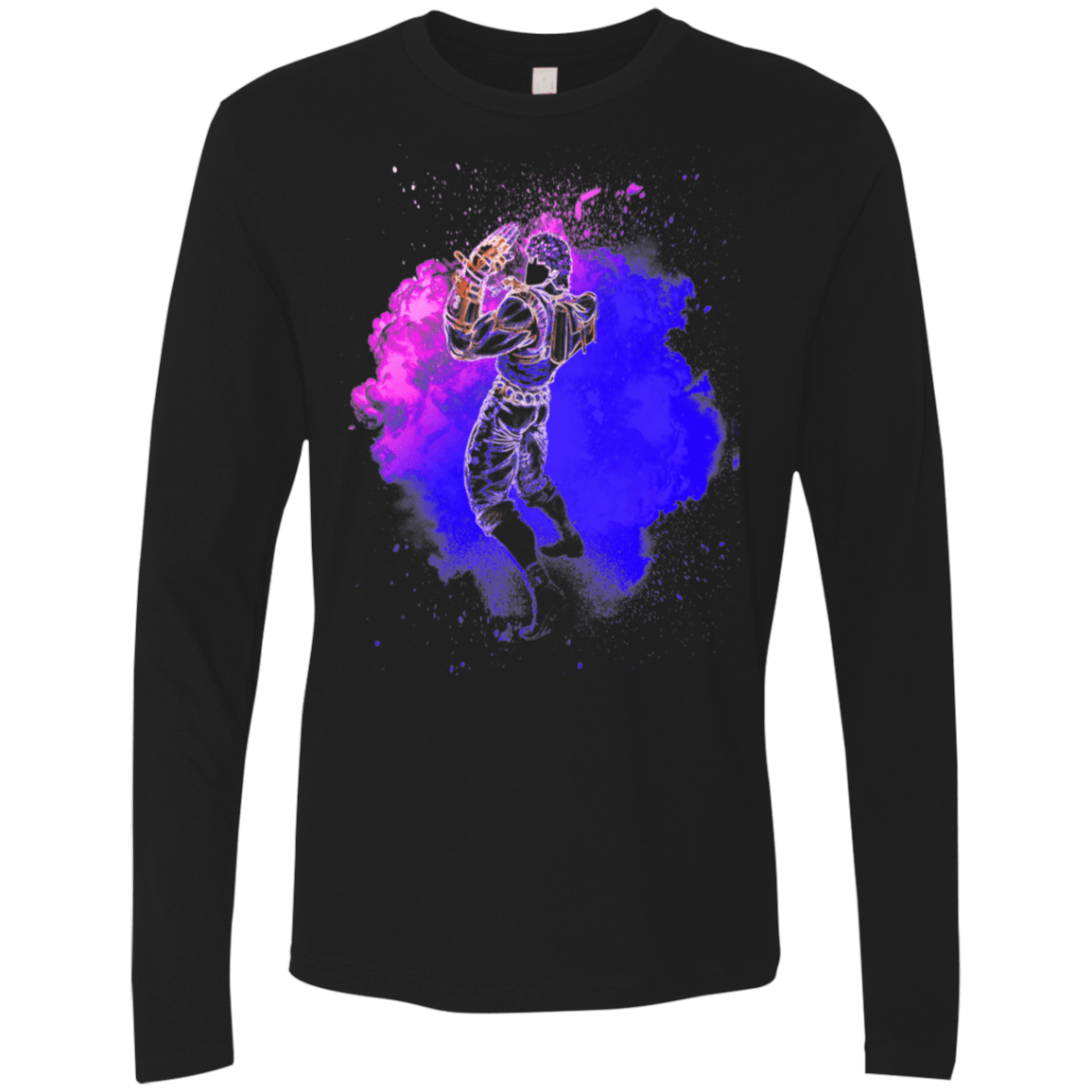 T-Shirts Black / S Jonathan Joestar Soul Men's Premium Long Sleeve