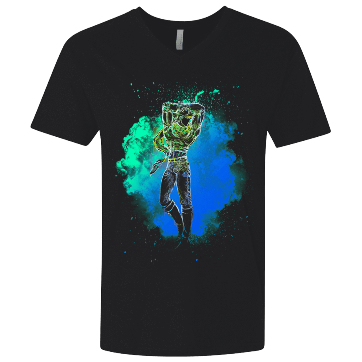 T-Shirts Black / X-Small Joseph Joestar Soul Men's Premium V-Neck