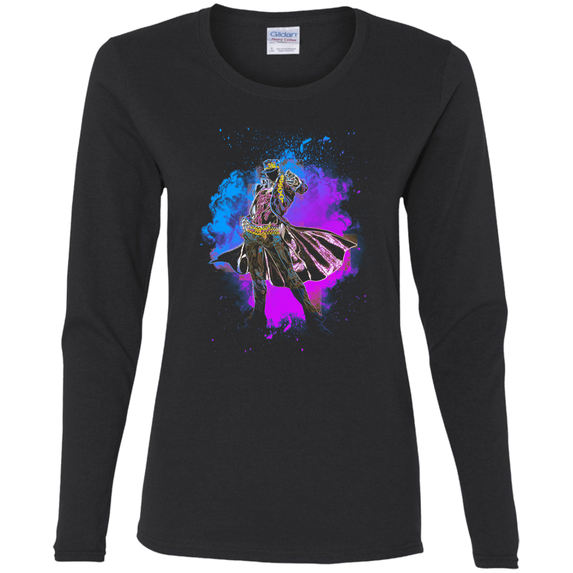 T-Shirts Black / S Jotaro Soul Women's Long Sleeve T-Shirt