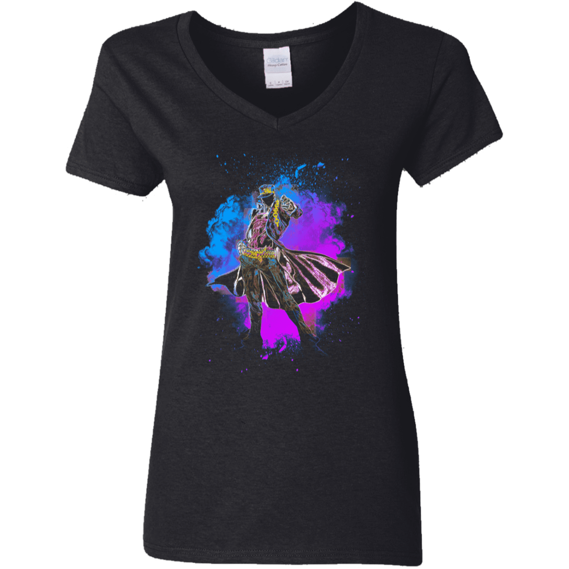 T-Shirts Black / S Jotaro Soul Women's V-Neck T-Shirt
