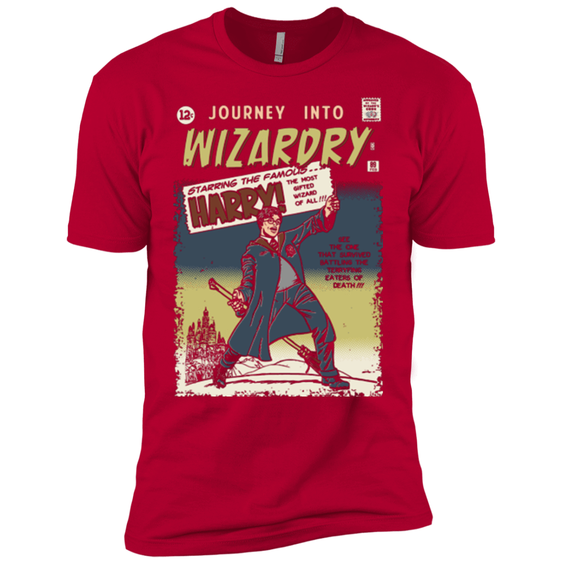 T-Shirts Red / YXS Journey into Wizardry Boys Premium T-Shirt