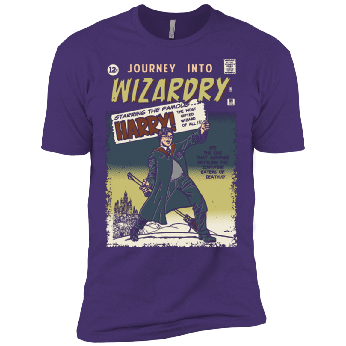 T-Shirts Purple / X-Small Journey into Wizardry Men's Premium T-Shirt