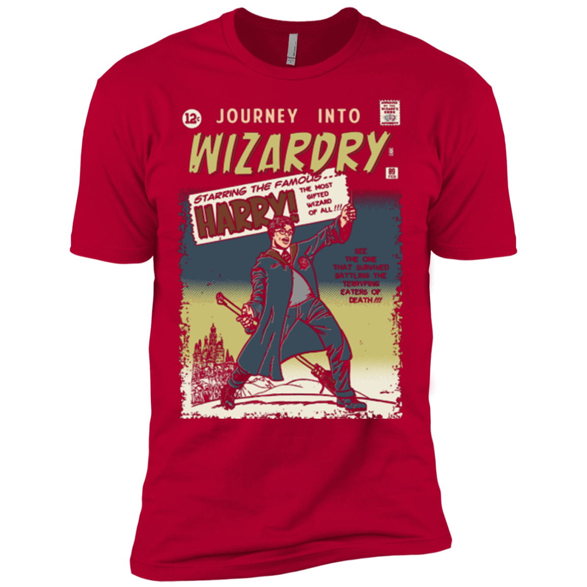 T-Shirts Red / X-Small Journey into Wizardry Men's Premium T-Shirt