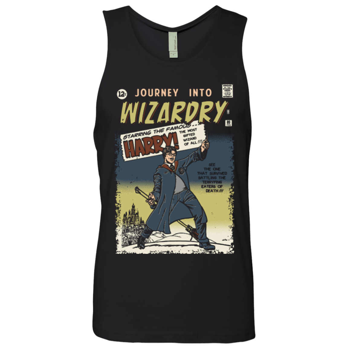 T-Shirts Black / Small Journey into Wizardry Men's Premium Tank Top