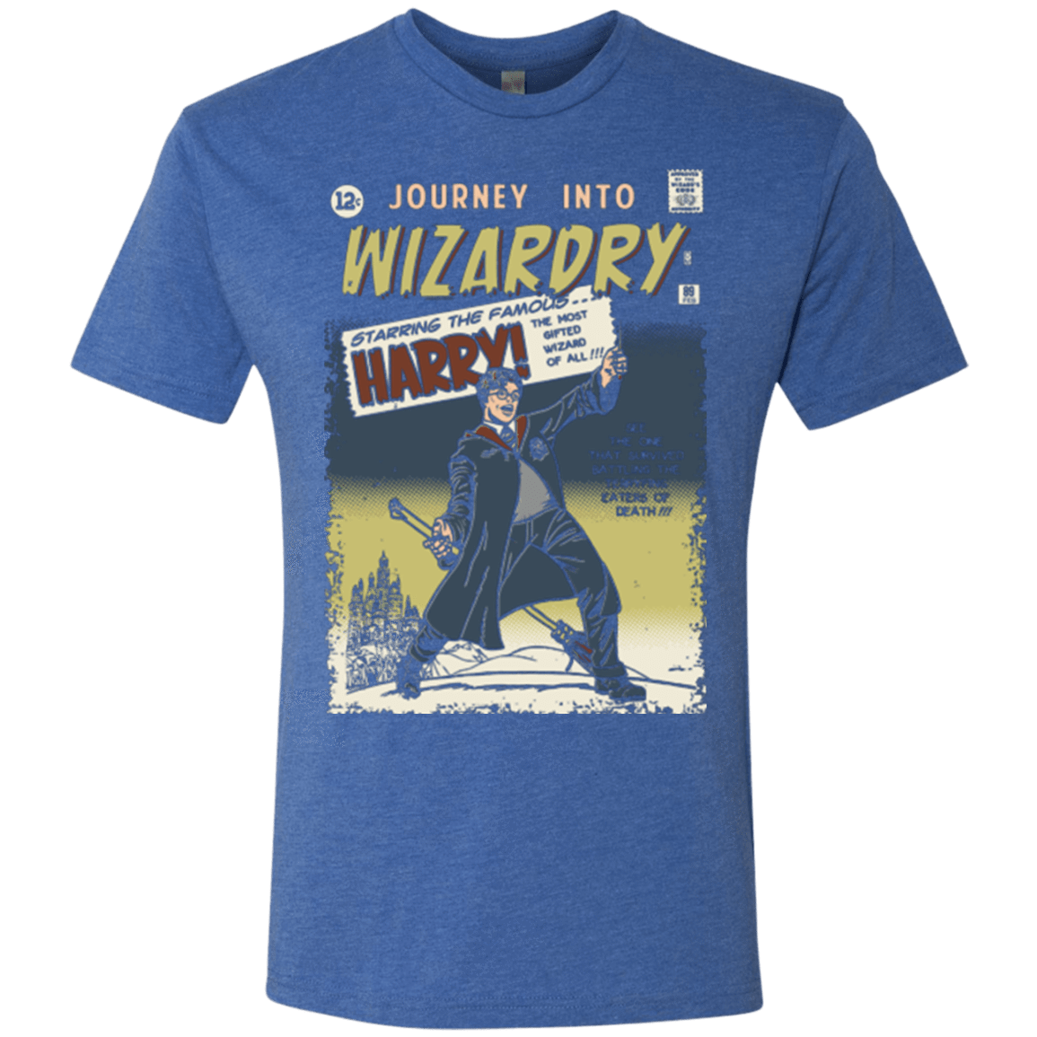 T-Shirts Vintage Royal / Small Journey into Wizardry Men's Triblend T-Shirt