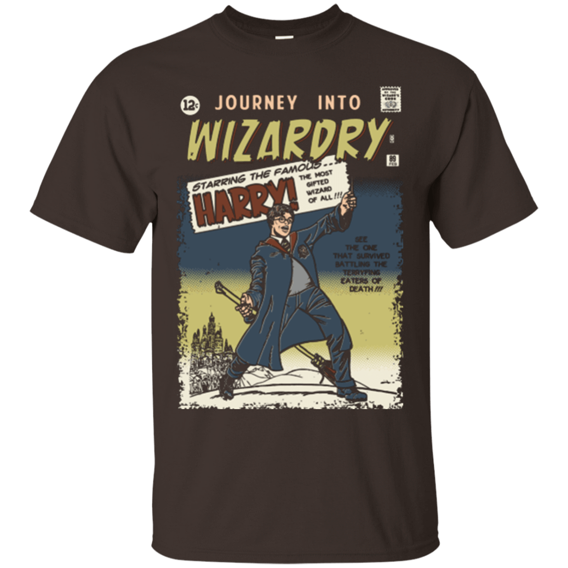 T-Shirts Dark Chocolate / Small Journey into Wizardry T-Shirt
