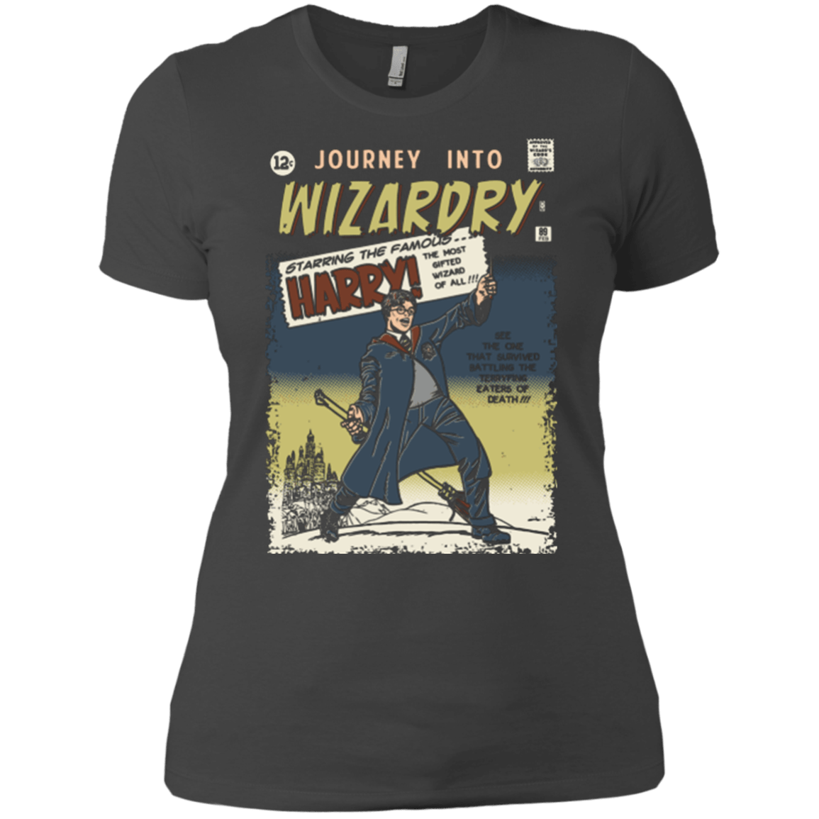 T-Shirts Heavy Metal / X-Small Journey into Wizardry Women's Premium T-Shirt