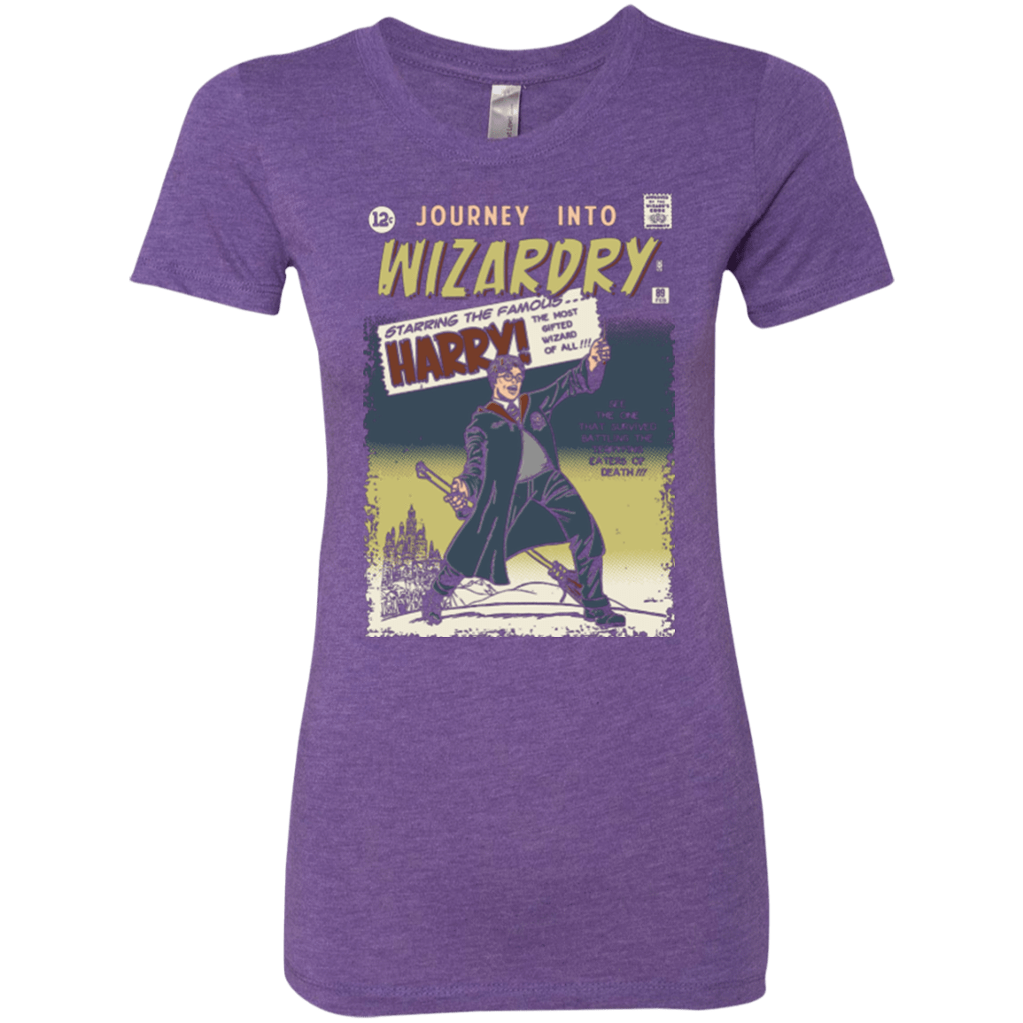T-Shirts Purple Rush / Small Journey into Wizardry Women's Triblend T-Shirt