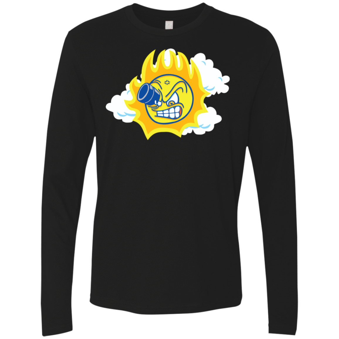 T-Shirts Black / S Journey To The Angry Sun Men's Premium Long Sleeve