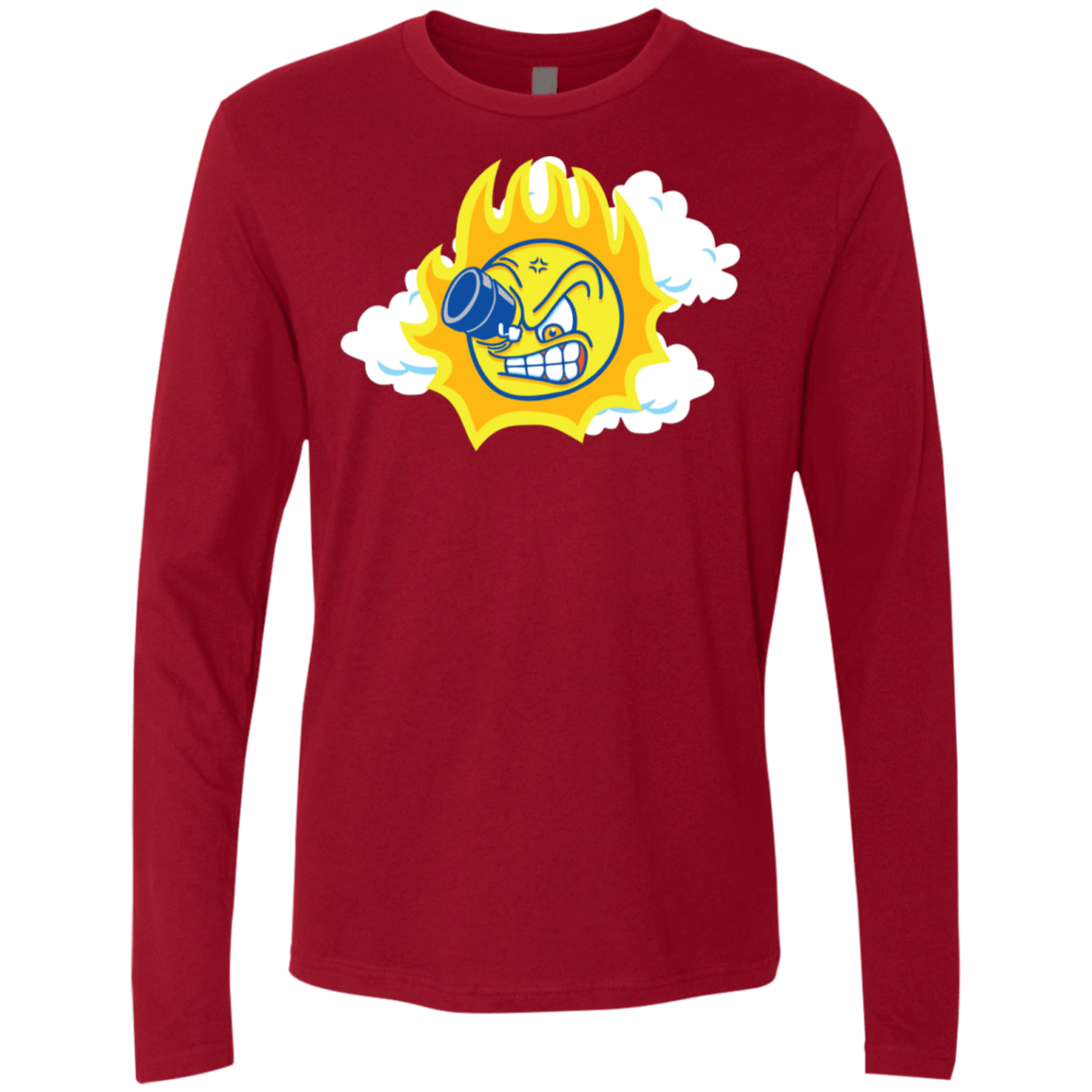 T-Shirts Cardinal / S Journey To The Angry Sun Men's Premium Long Sleeve