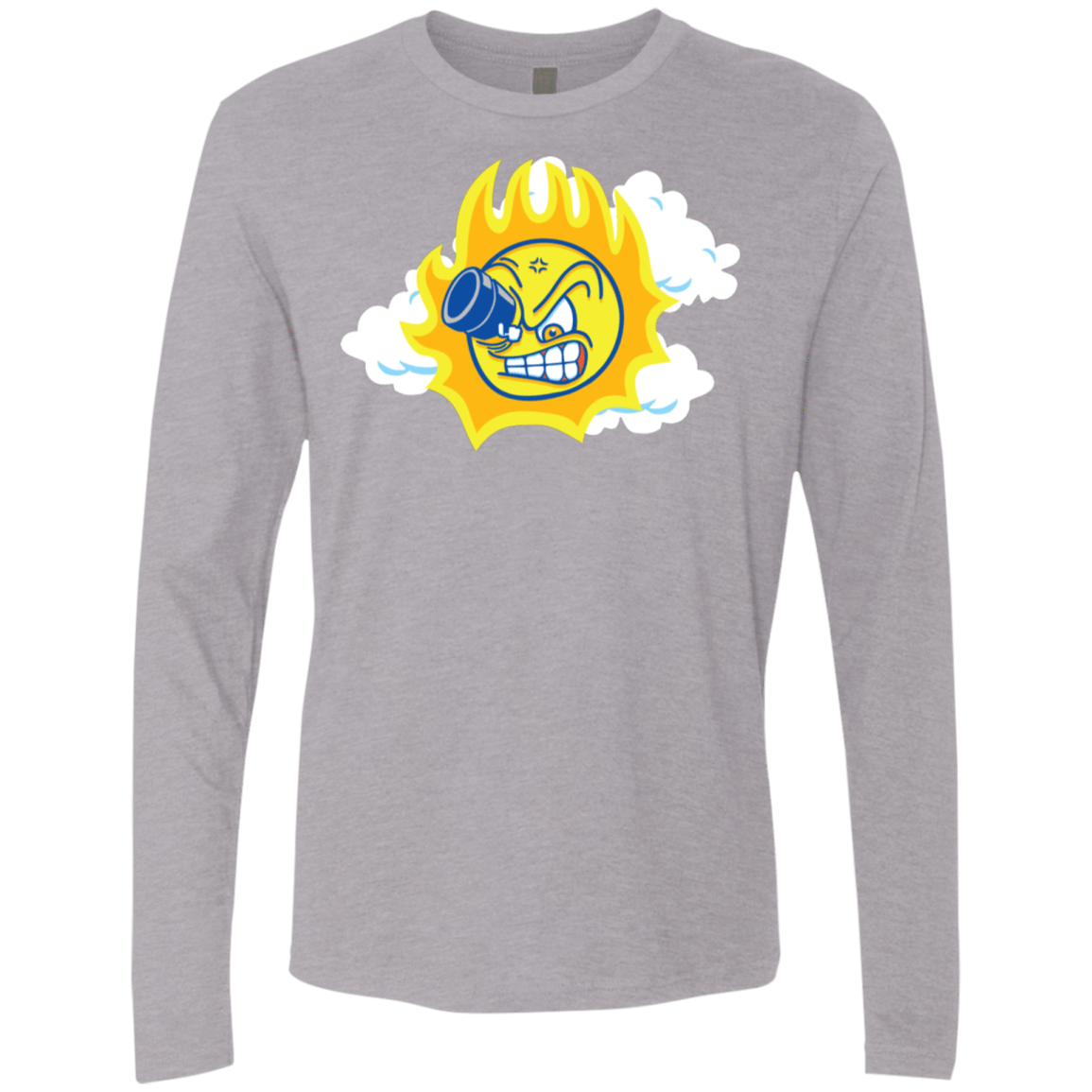 T-Shirts Heather Grey / S Journey To The Angry Sun Men's Premium Long Sleeve
