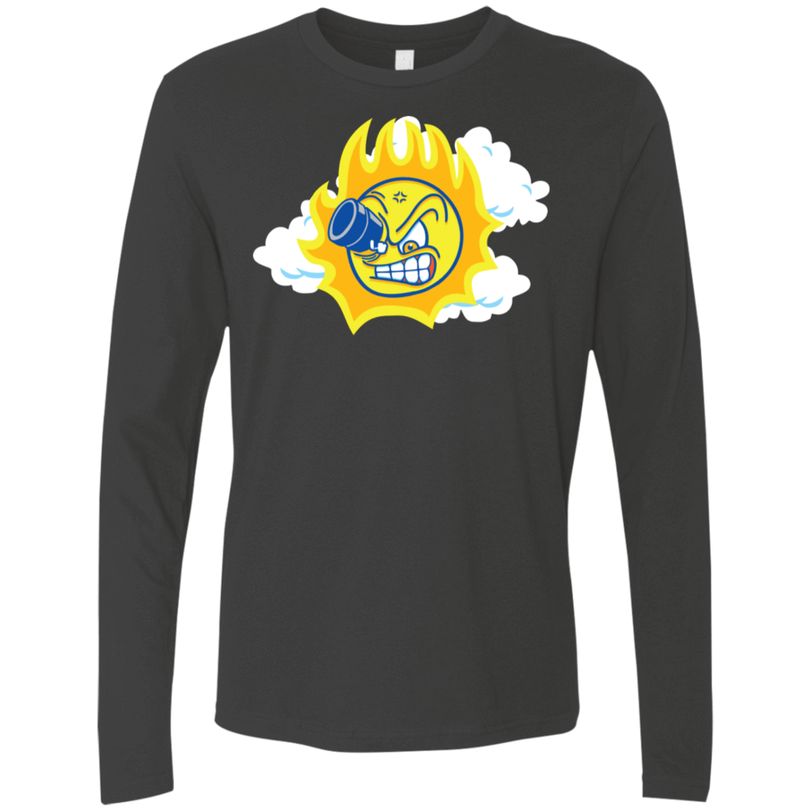 T-Shirts Heavy Metal / S Journey To The Angry Sun Men's Premium Long Sleeve