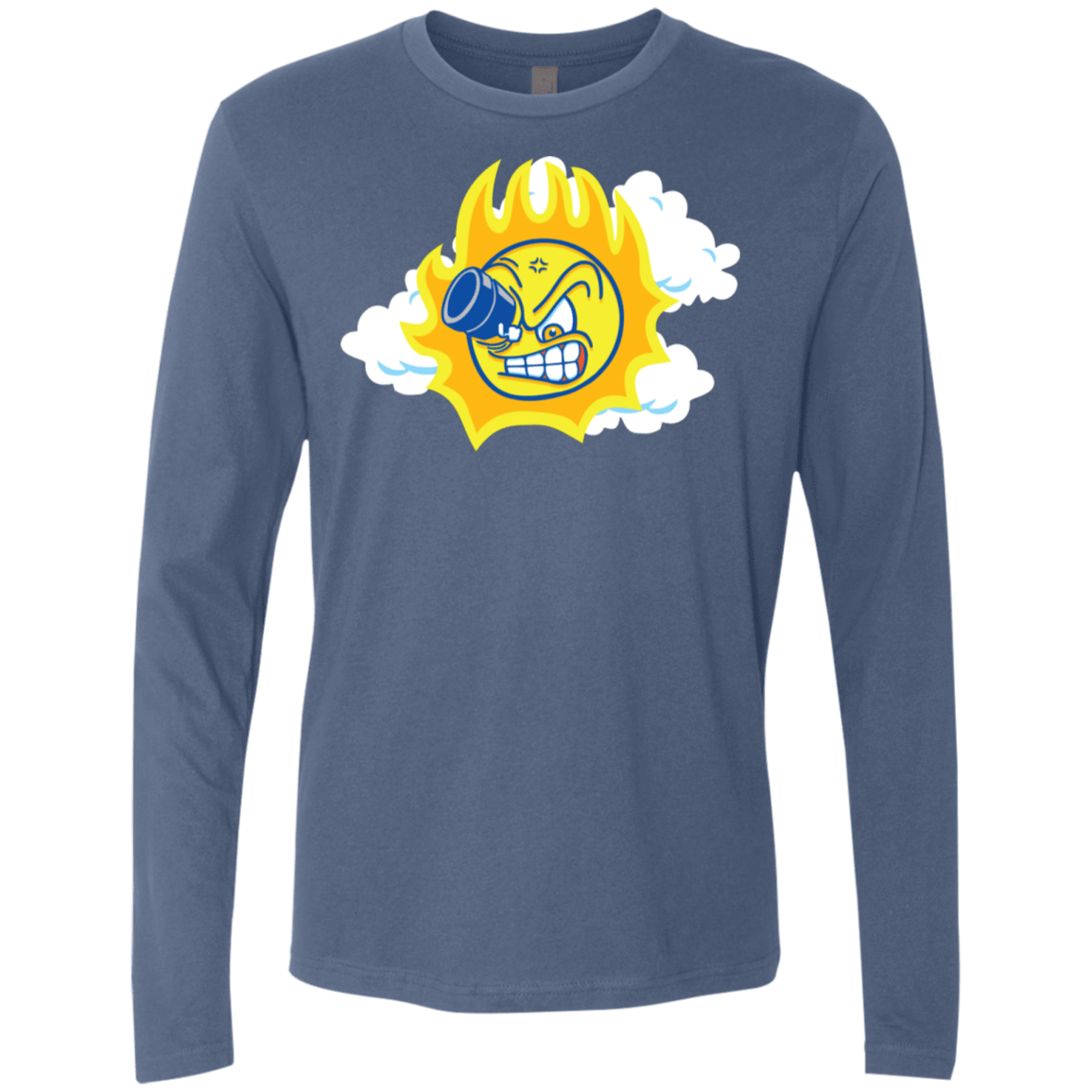 T-Shirts Indigo / S Journey To The Angry Sun Men's Premium Long Sleeve