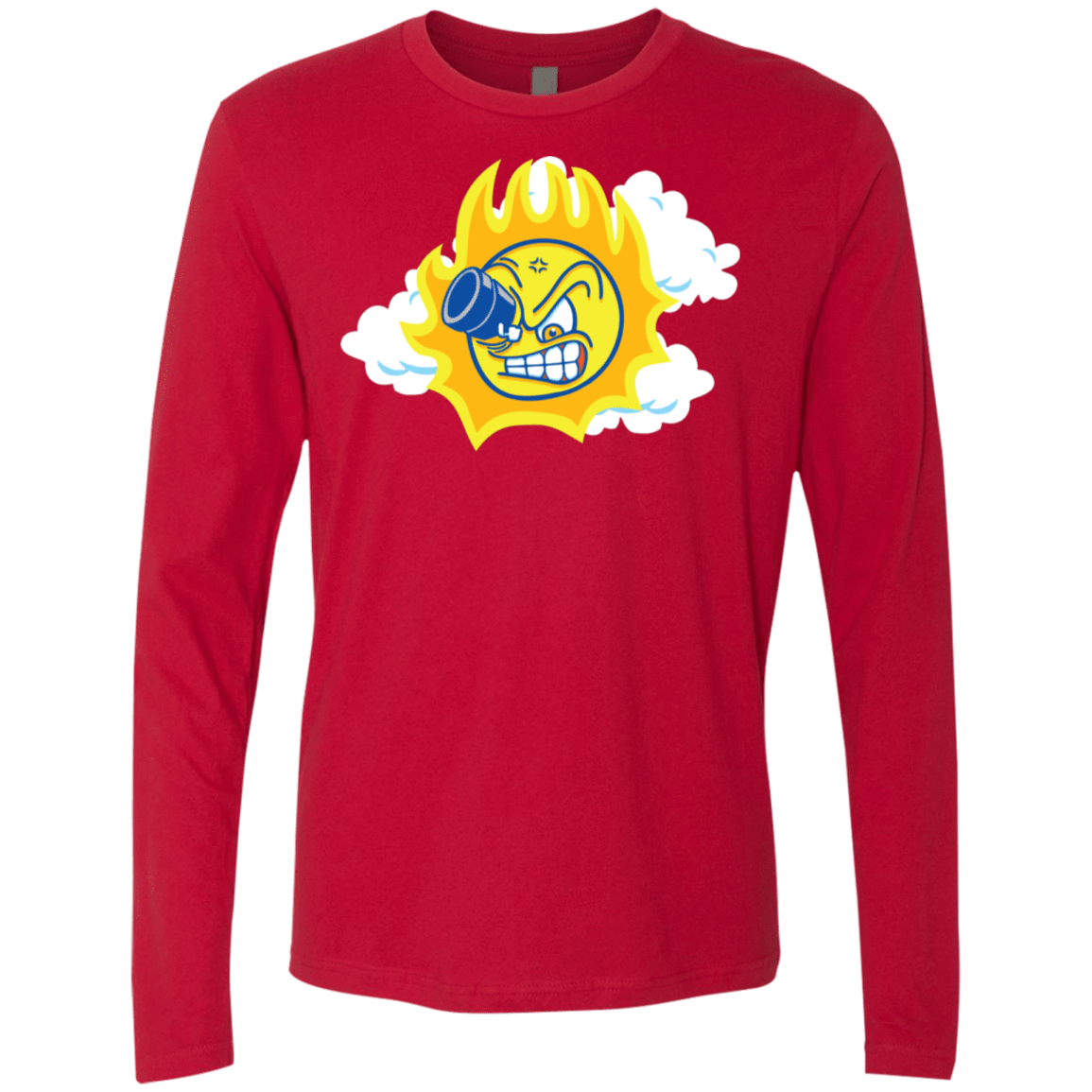 T-Shirts Red / S Journey To The Angry Sun Men's Premium Long Sleeve