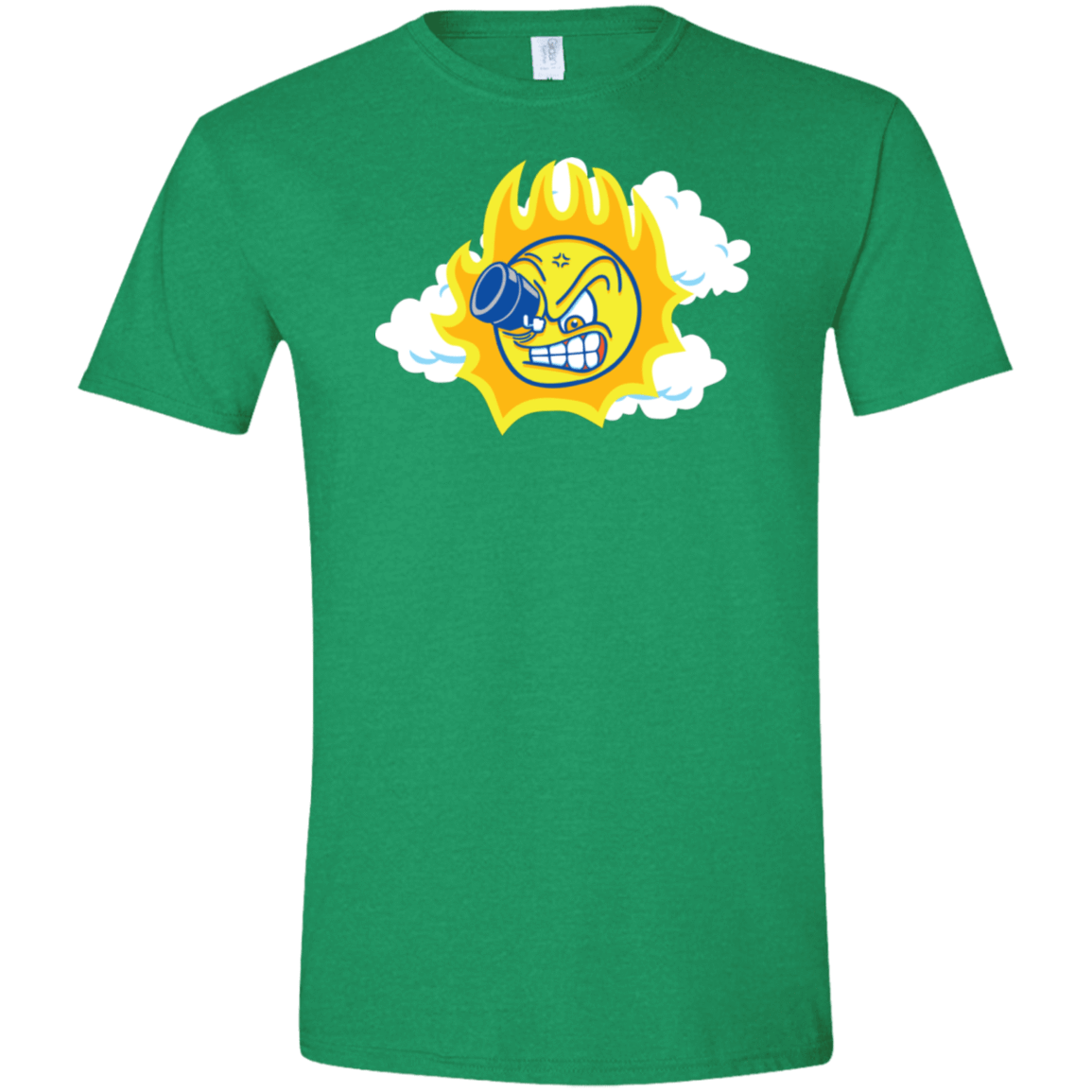 T-Shirts Heather Irish Green / S Journey To The Angry Sun Men's Semi-Fitted Softstyle
