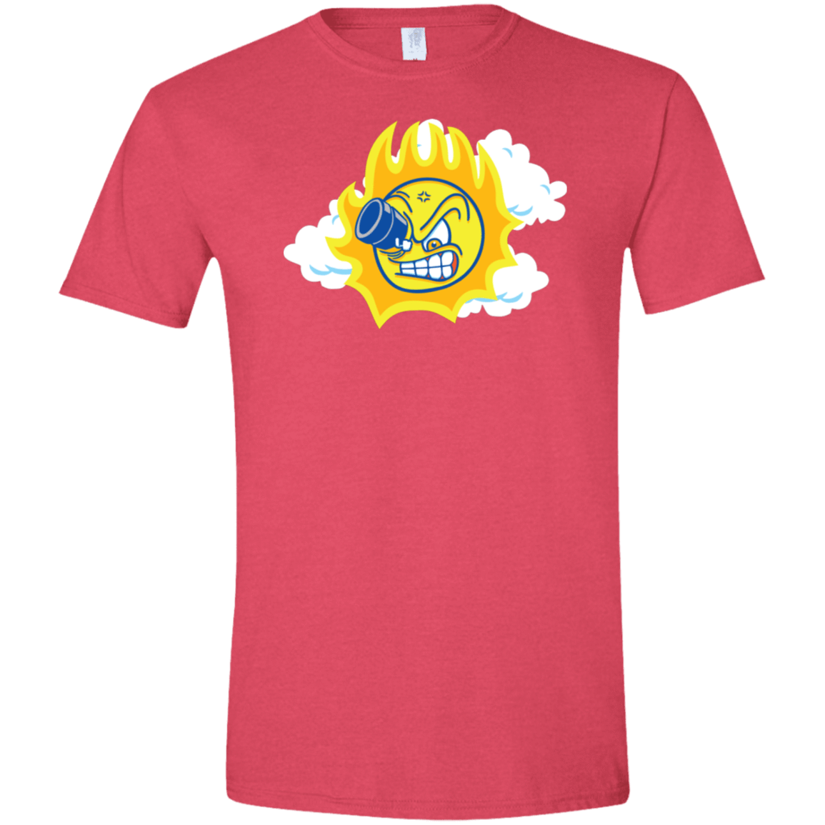 T-Shirts Heather Red / S Journey To The Angry Sun Men's Semi-Fitted Softstyle