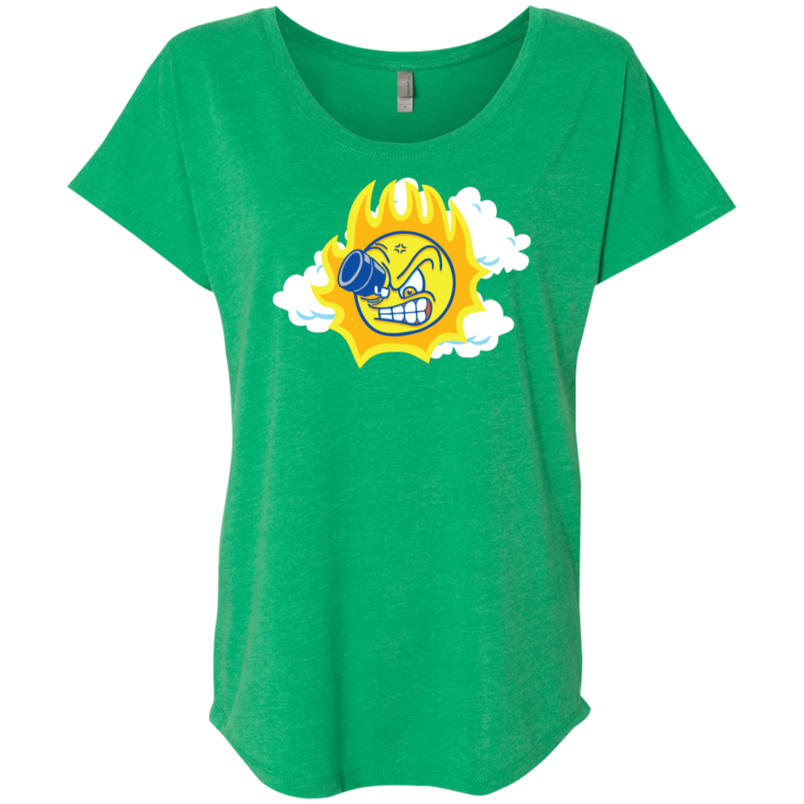 T-Shirts Envy / X-Small Journey To The Angry Sun Triblend Dolman Sleeve