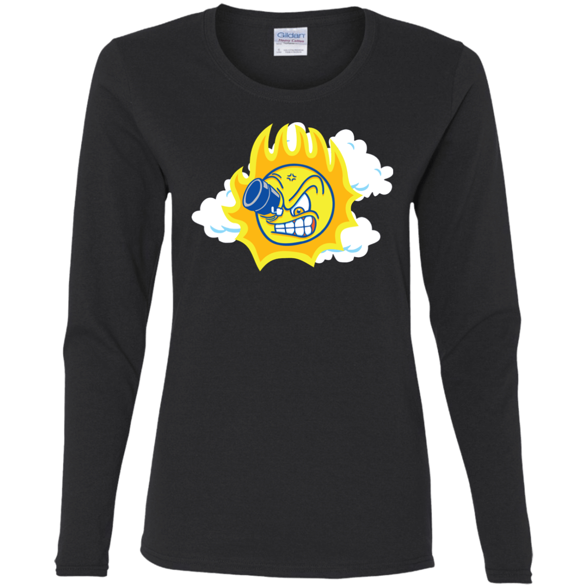 T-Shirts Black / S Journey To The Angry Sun Women's Long Sleeve T-Shirt