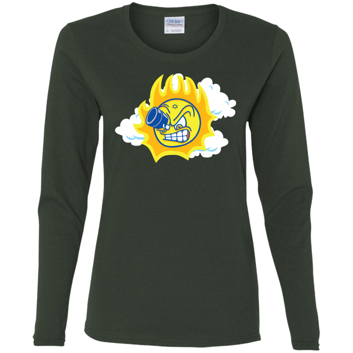T-Shirts Forest / S Journey To The Angry Sun Women's Long Sleeve T-Shirt