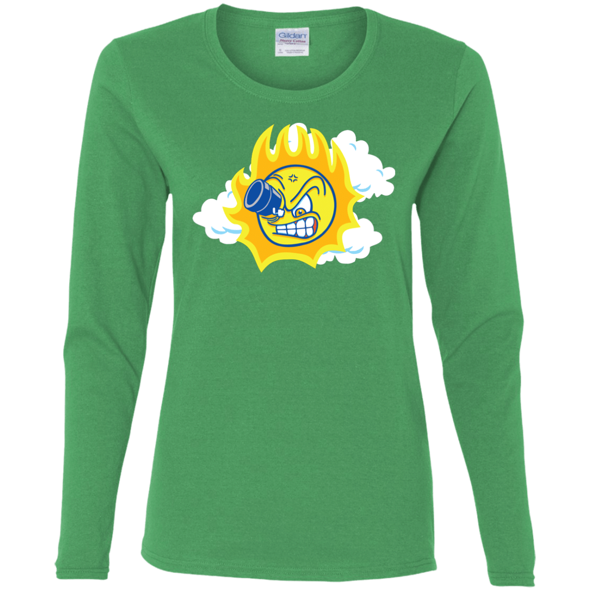 T-Shirts Irish Green / S Journey To The Angry Sun Women's Long Sleeve T-Shirt