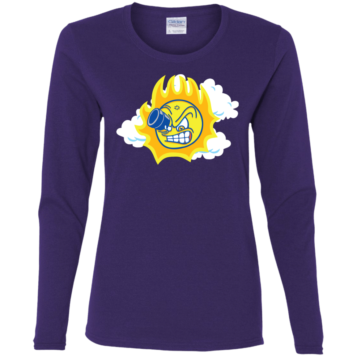 T-Shirts Purple / S Journey To The Angry Sun Women's Long Sleeve T-Shirt