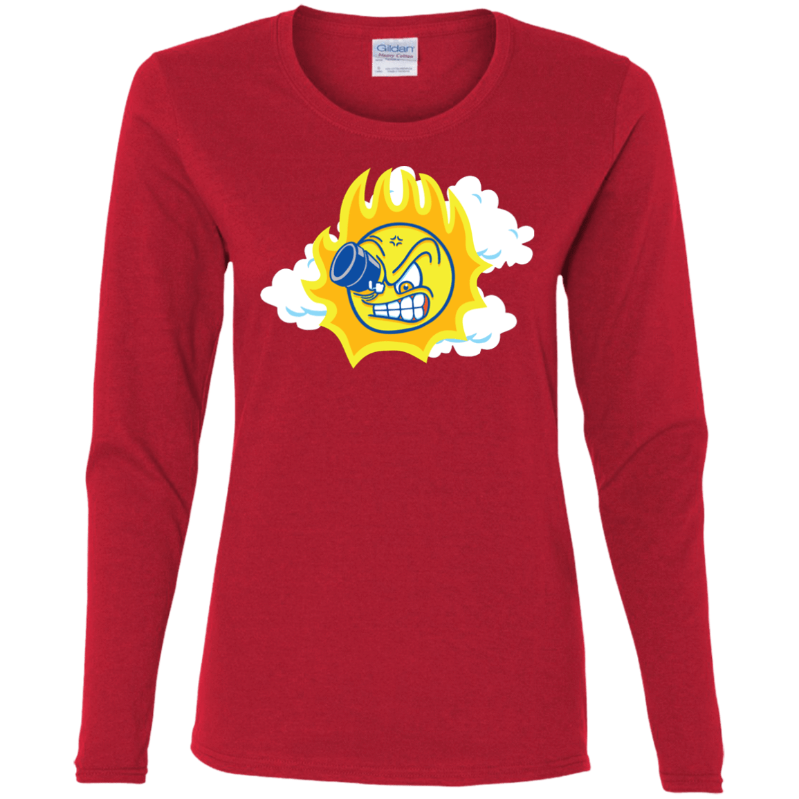 T-Shirts Red / S Journey To The Angry Sun Women's Long Sleeve T-Shirt