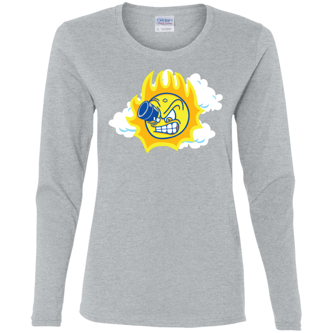 T-Shirts Sport Grey / S Journey To The Angry Sun Women's Long Sleeve T-Shirt