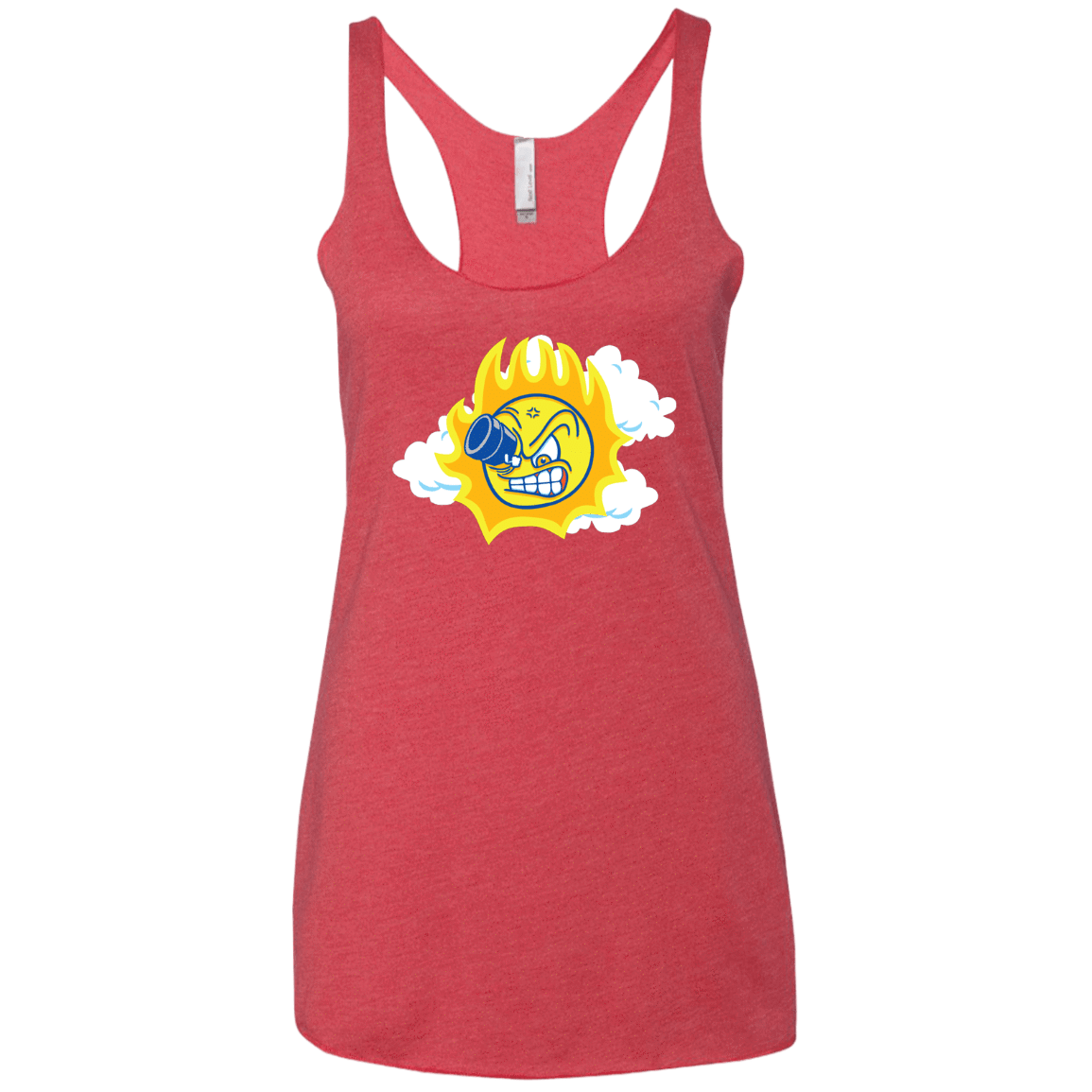 T-Shirts Vintage Red / X-Small Journey To The Angry Sun Women's Triblend Racerback Tank