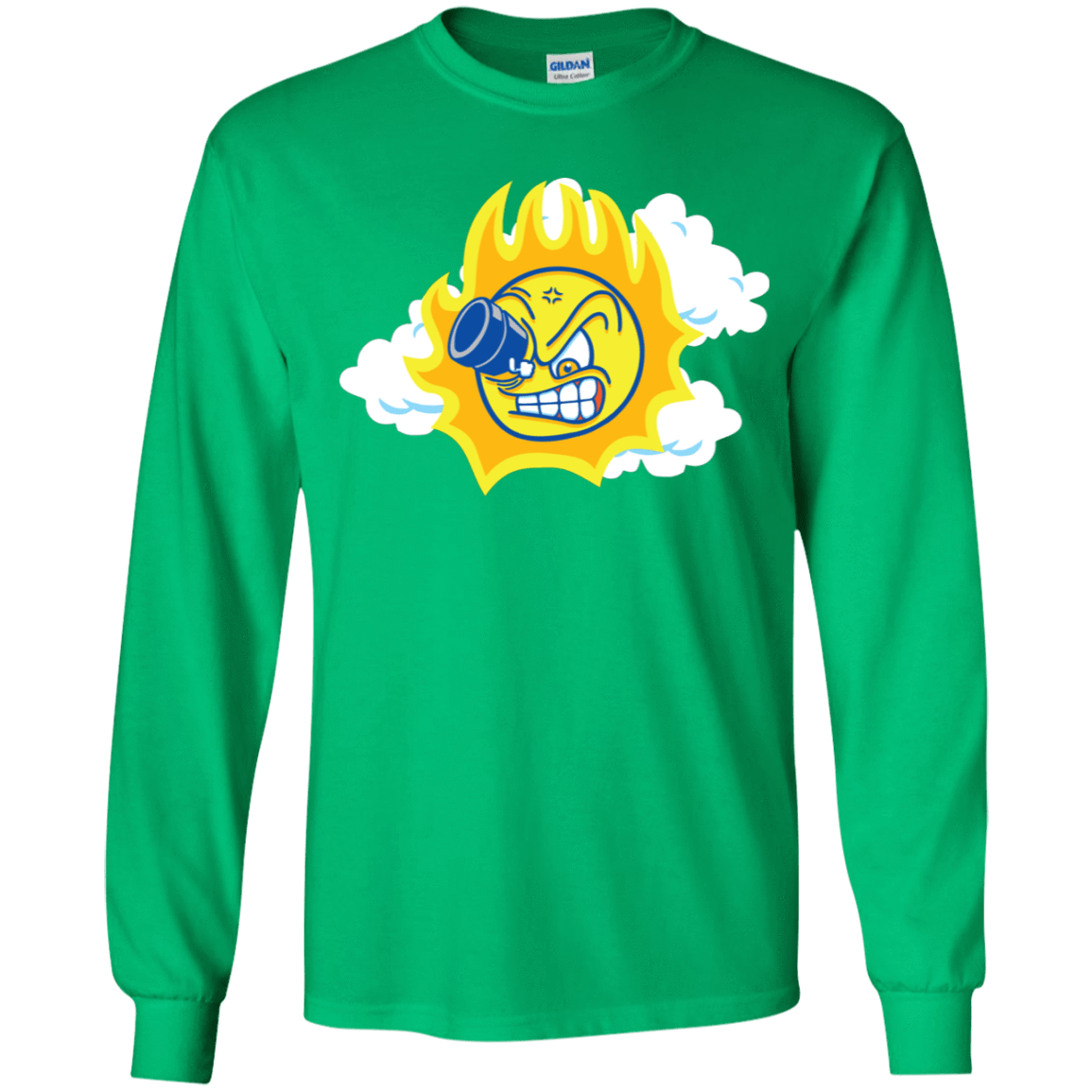 T-Shirts Irish Green / YS Journey To The Angry Sun Youth Long Sleeve T-Shirt