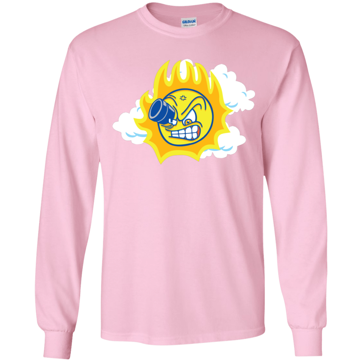 T-Shirts Light Pink / YS Journey To The Angry Sun Youth Long Sleeve T-Shirt
