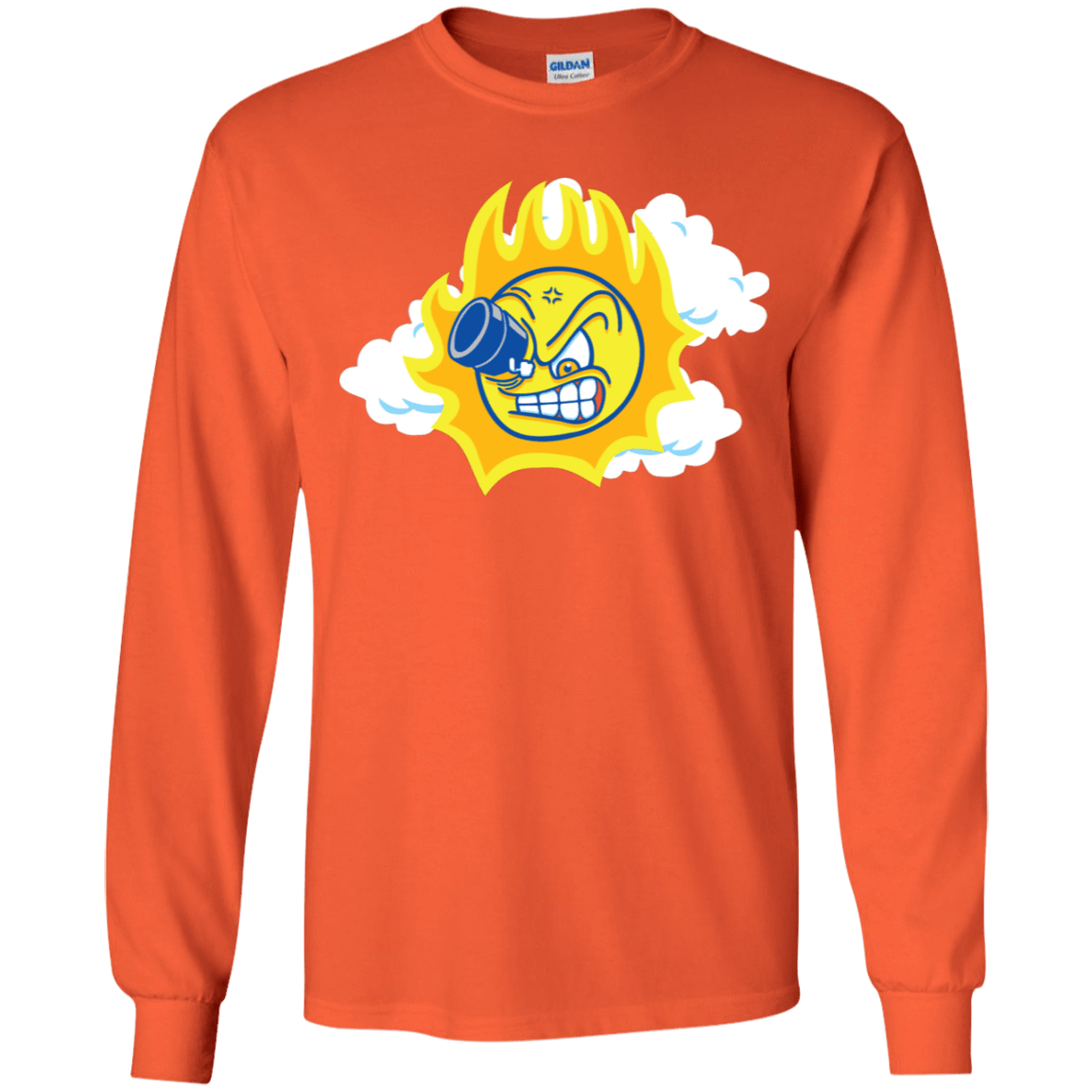 T-Shirts Orange / YS Journey To The Angry Sun Youth Long Sleeve T-Shirt