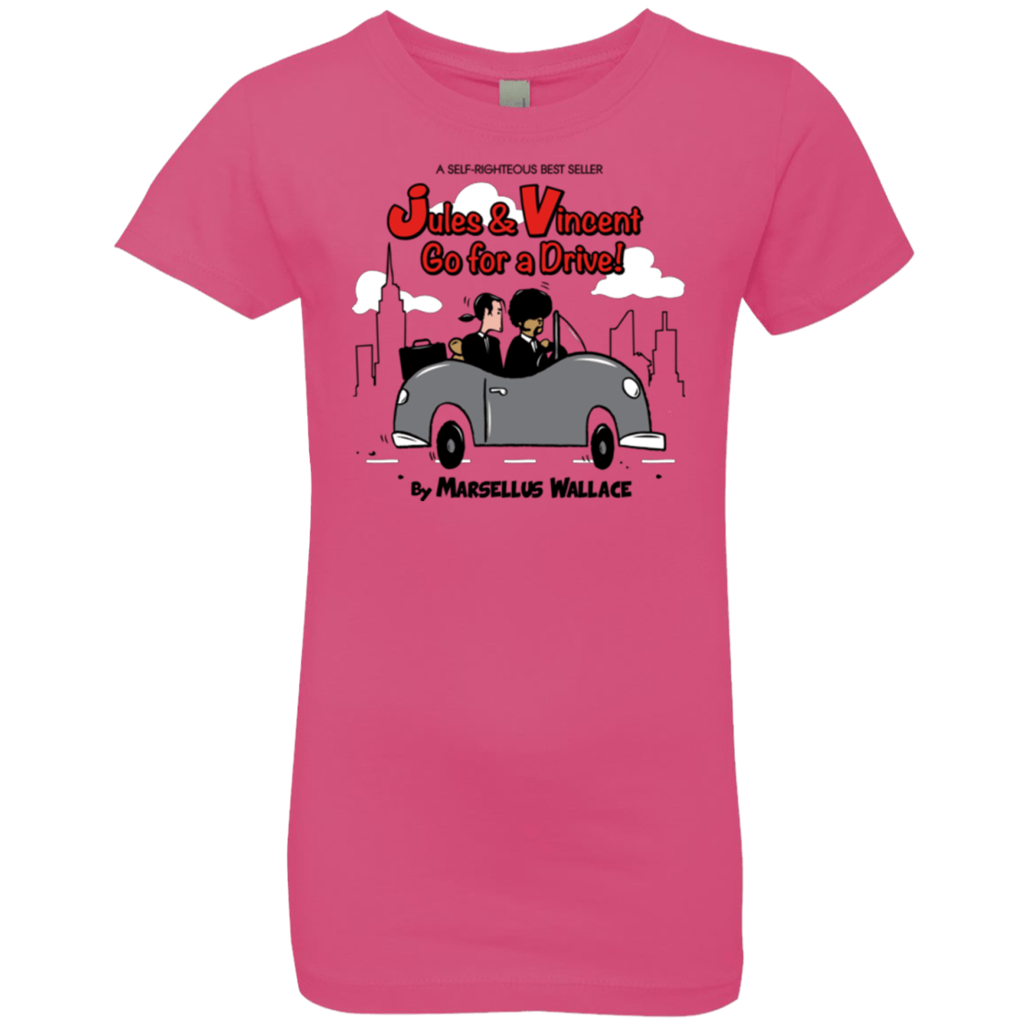 T-Shirts Hot Pink / YXS Jules n Vincent Girls Premium T-Shirt
