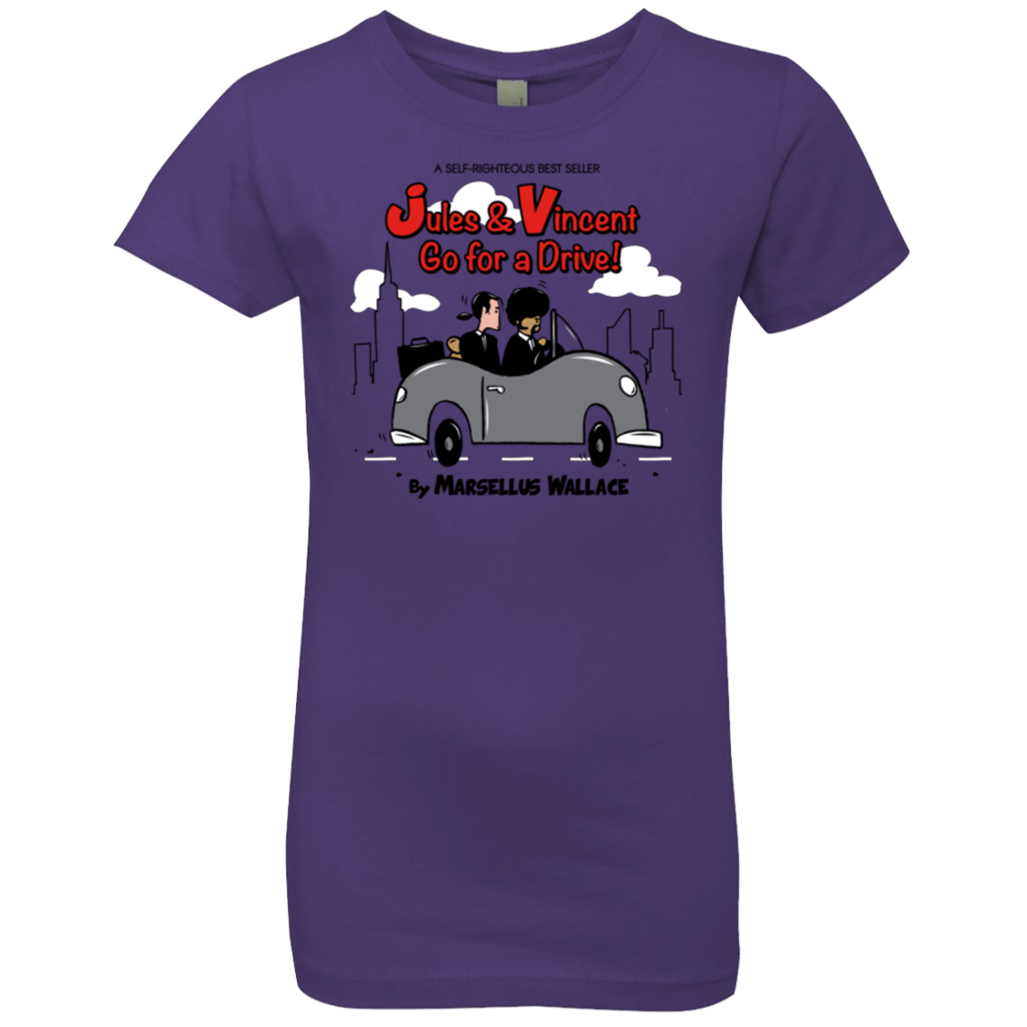 T-Shirts Purple Rush / YXS Jules n Vincent Girls Premium T-Shirt