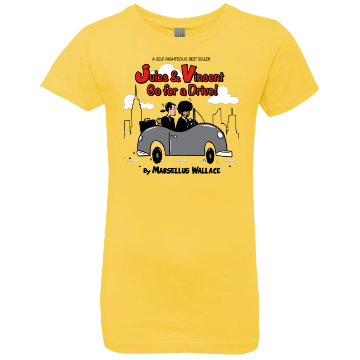 T-Shirts Vibrant Yellow / YXS Jules n Vincent Girls Premium T-Shirt