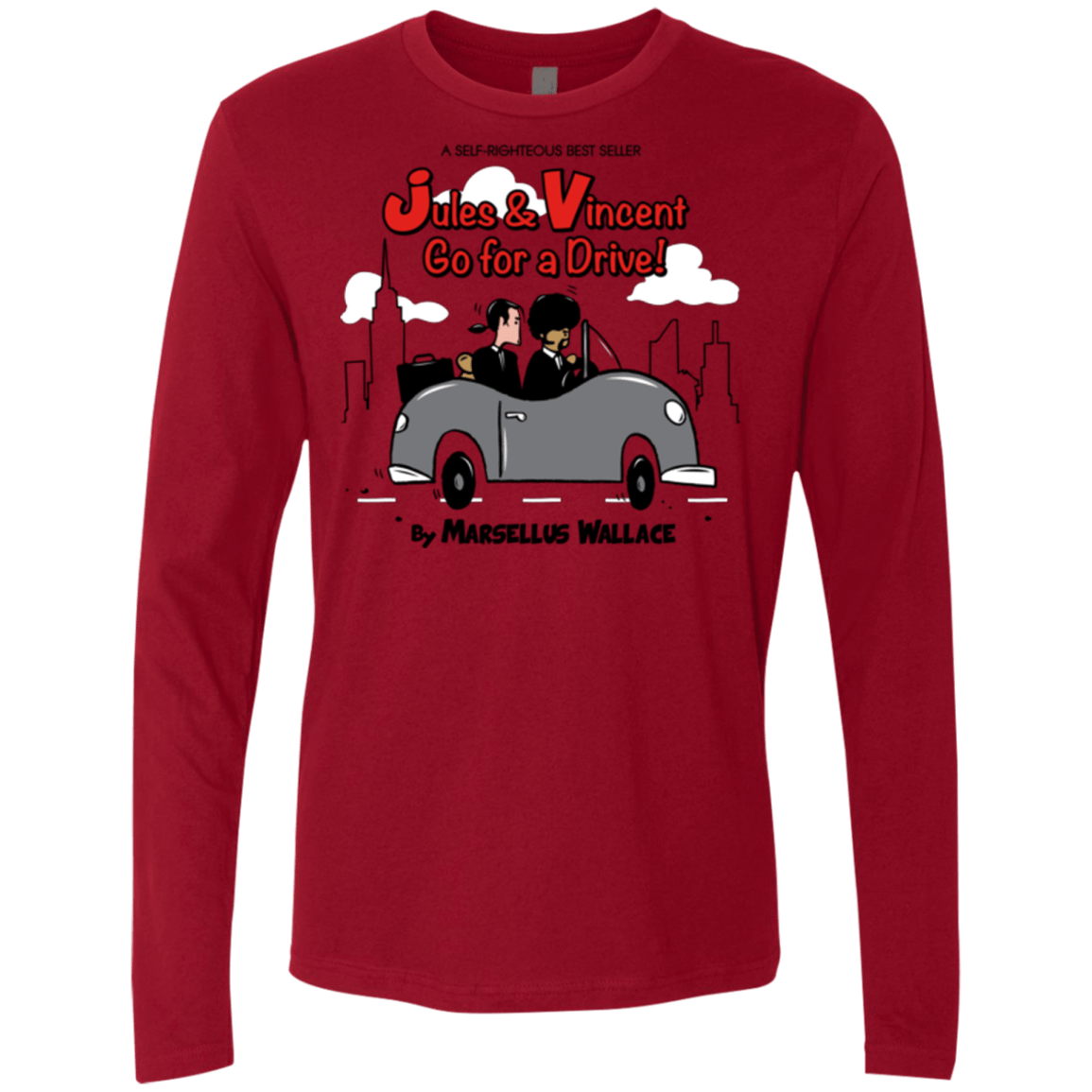 T-Shirts Cardinal / Small Jules n Vincent Men's Premium Long Sleeve