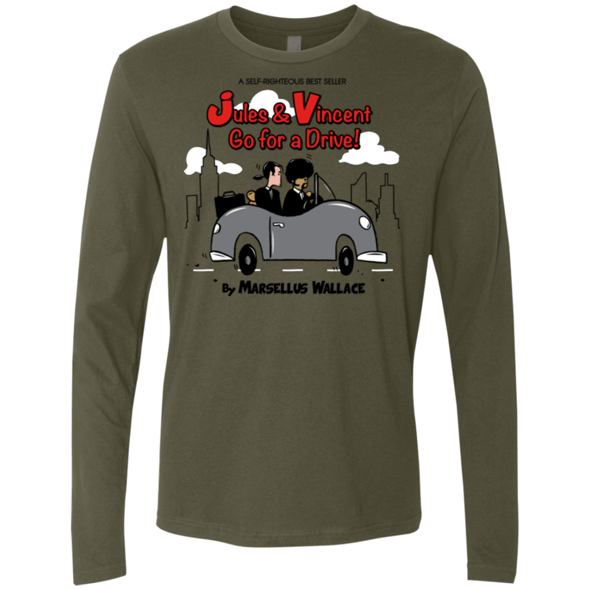 T-Shirts Military Green / Small Jules n Vincent Men's Premium Long Sleeve
