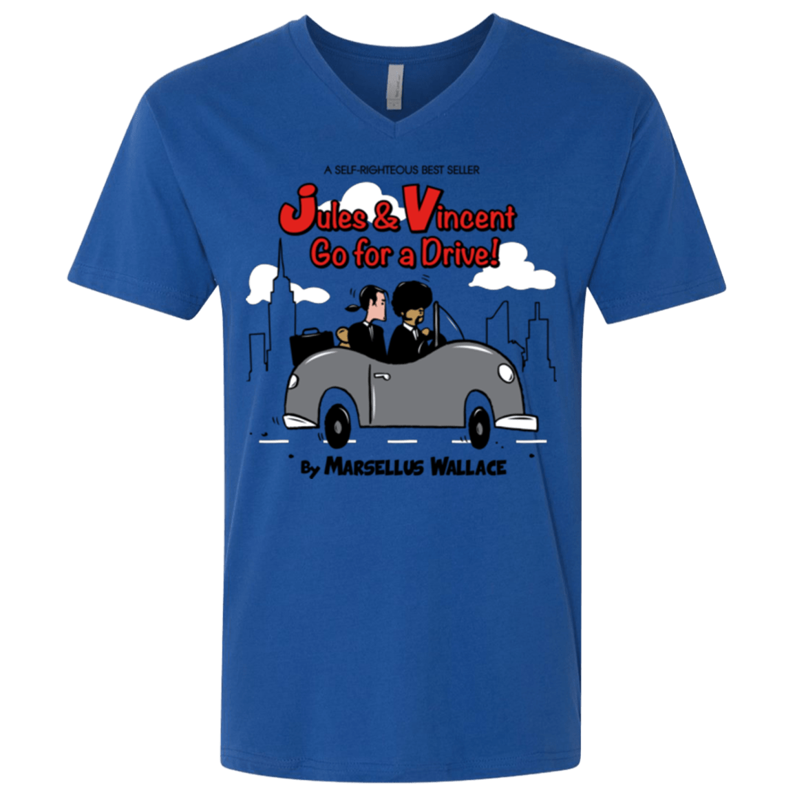 T-Shirts Royal / X-Small Jules n Vincent Men's Premium V-Neck