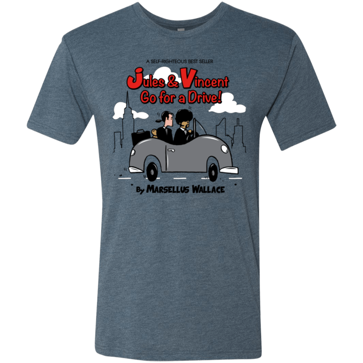 T-Shirts Indigo / Small Jules n Vincent Men's Triblend T-Shirt