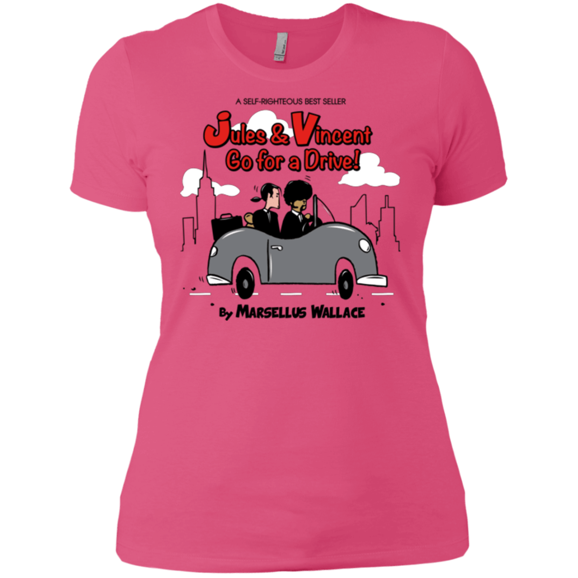 T-Shirts Hot Pink / X-Small Jules n Vincent Women's Premium T-Shirt
