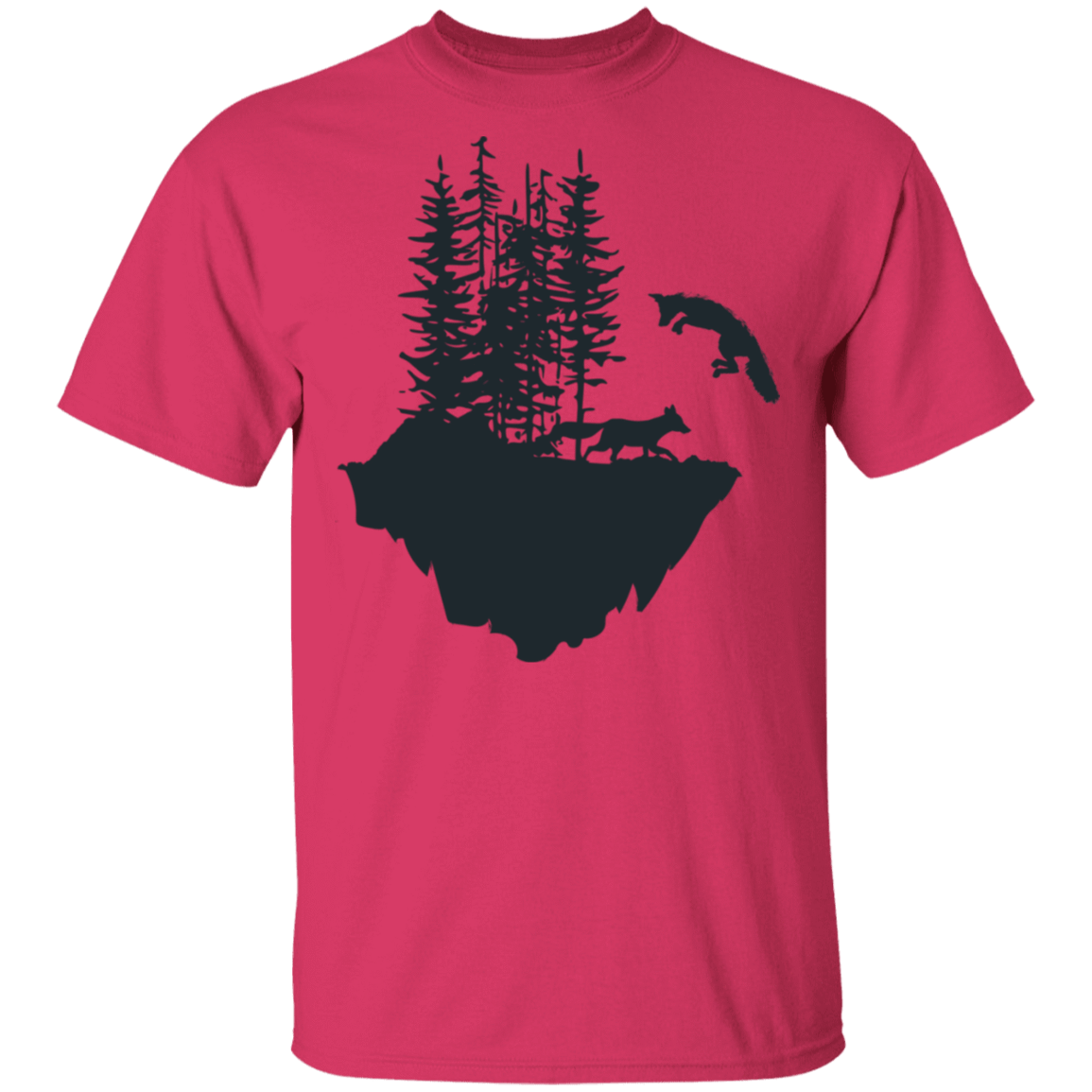 T-Shirts Heliconia / S Jumping Fox T-Shirt