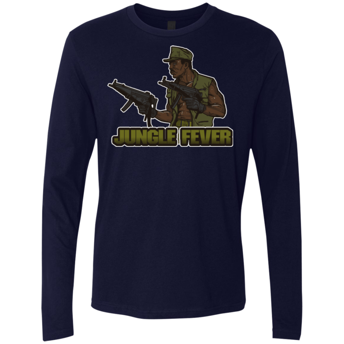T-Shirts Midnight Navy / Small Jungle Fever Men's Premium Long Sleeve